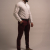 SLIM TROUSERS SOLID COLOUR