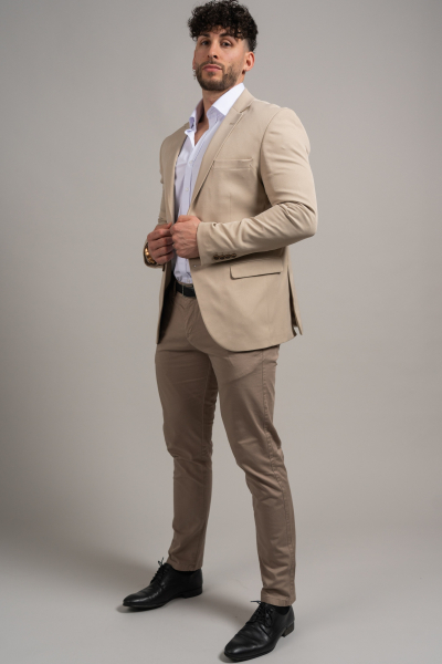 SLIM TROUSERS SOLID COLOUR