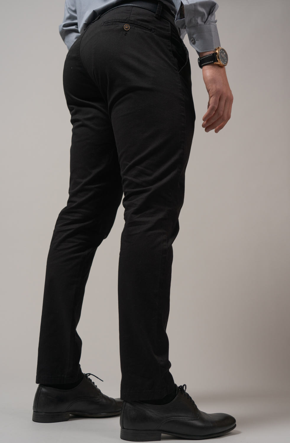 SLIM TROUSERS SOLID COLOUR