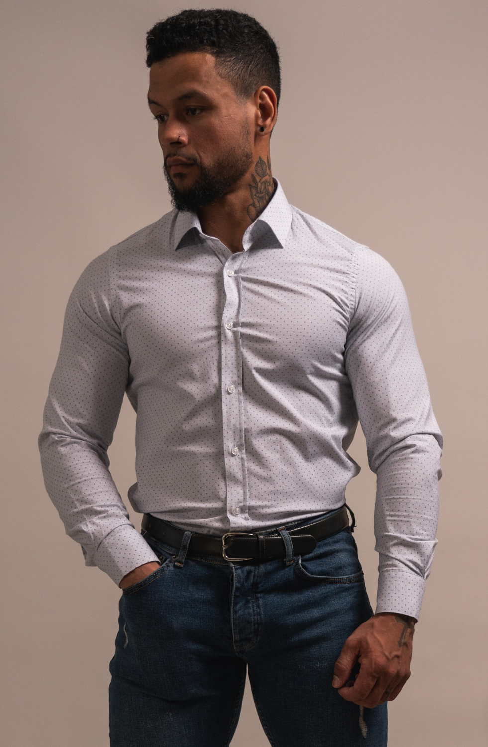 CAMISA CON CUELLO HAMPTON