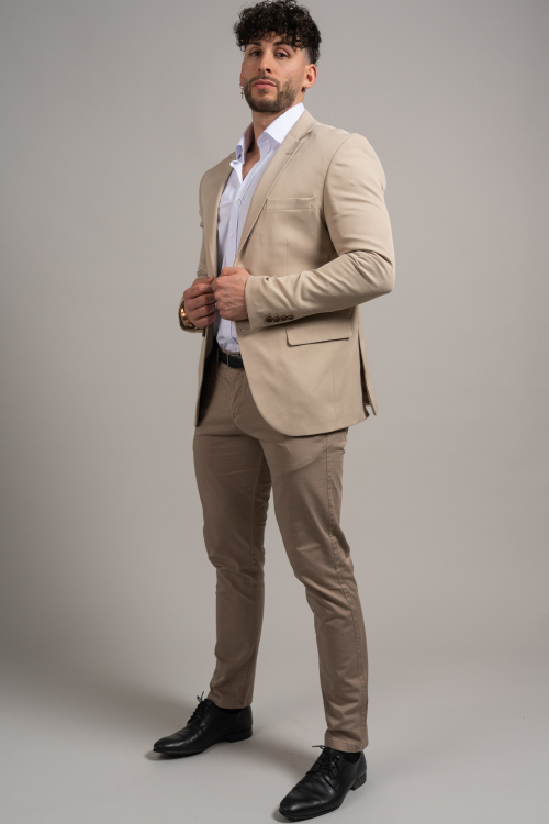 SLIM TROUSERS SOLID COLOUR