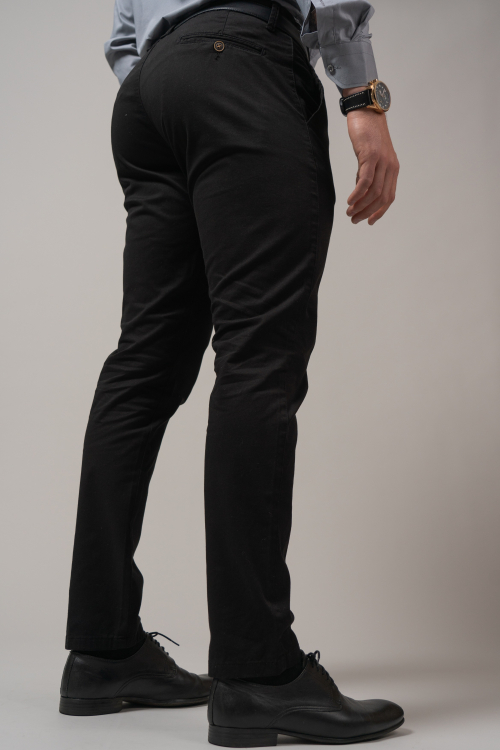 SLIM TROUSERS SOLID COLOUR