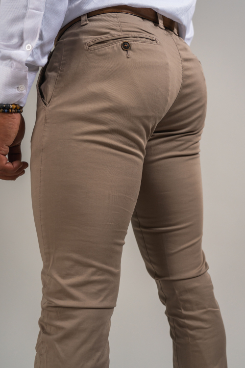 SLIM TROUSERS SOLID COLOUR