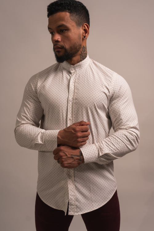 CAMISA DE CUELLO MAO