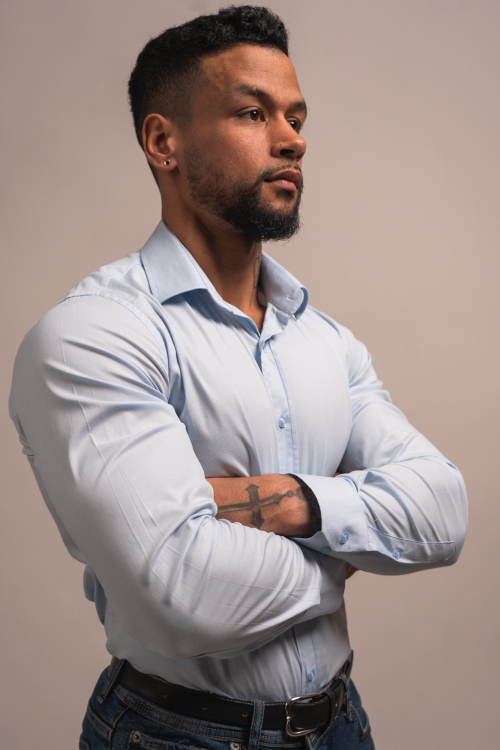 CAMISA SLIM-FIT, COLOR SÓLIDO