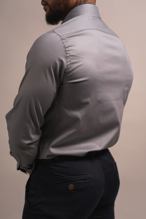 SLIM-FIT SOLID COLOUR SHIRT