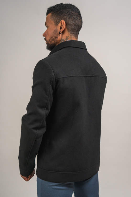 WOLLMANTEL VIER TASCHEN