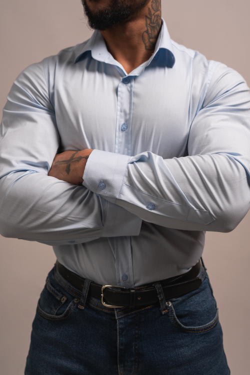 CAMISA SLIM-FIT, COLOR SÓLIDO