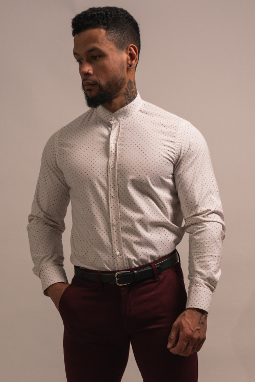 CAMISA DE CUELLO MAO