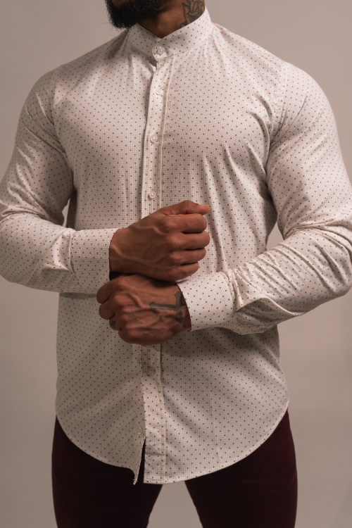 CAMISA DE CUELLO MAO