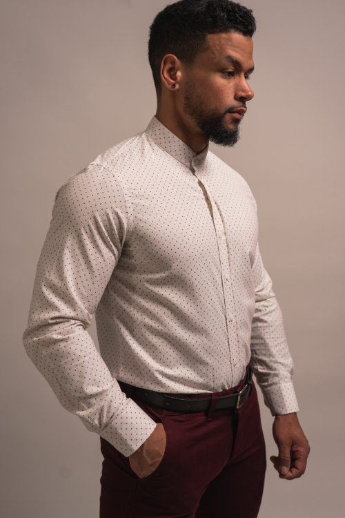 CAMISA DE CUELLO MAO