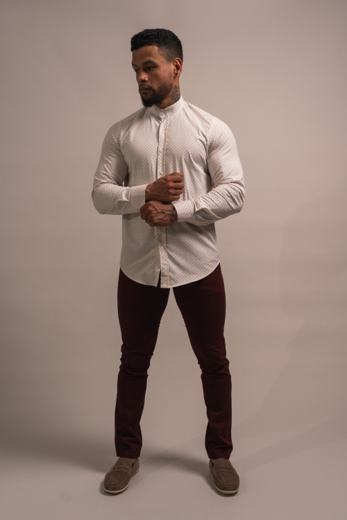 CAMISA DE CUELLO MAO